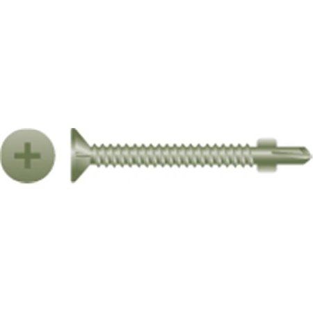 STRONG-POINT Strong-Point FB815R 8-18 x 1.62 in. Phillips Flat Head Screw with Nibs and Wings  Ruspert Coated  Box of 4 000 FB815R